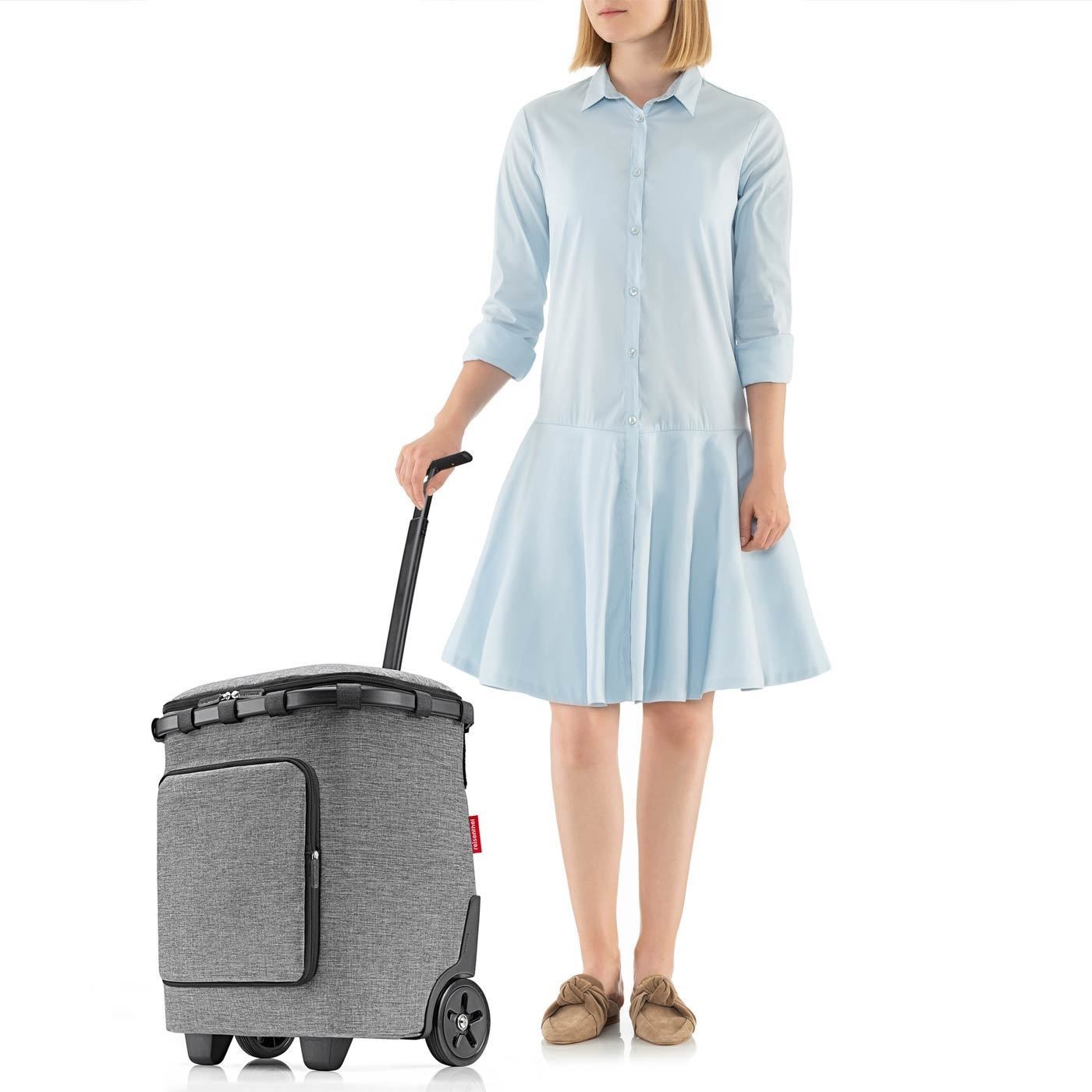 Taška na kolečkách Carrycruiser plus frame twist silver_8