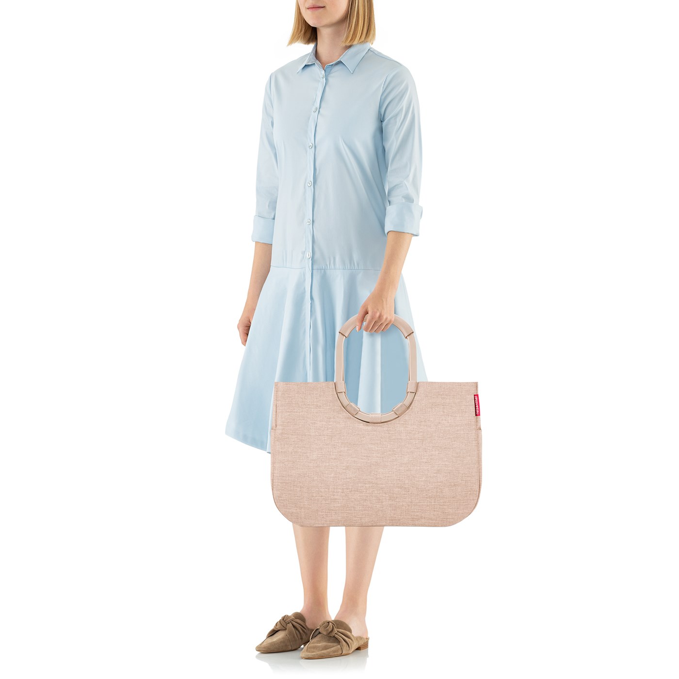 Módní taška Loopshopper L frame twist coffee_2