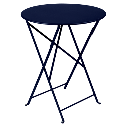 Skládací stolek BISTRO P.60 cm - Deep Blue (jemná struktura)_0