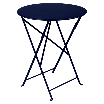 Skládací stolek BISTRO P.60 cm - Deep blue (jemná struktura)_0