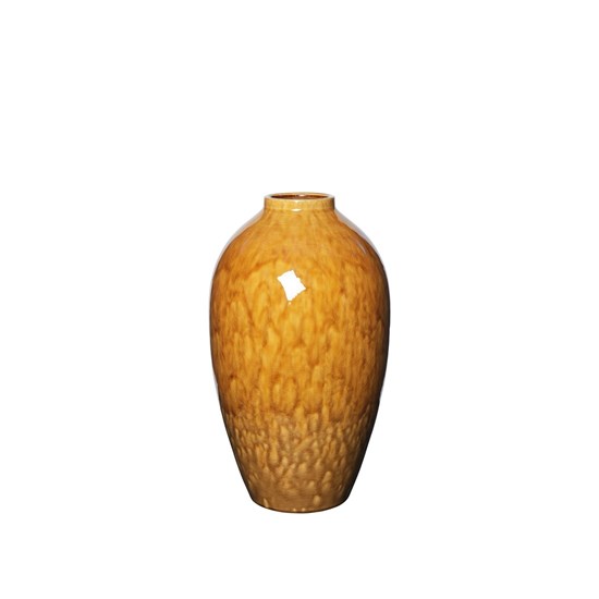 Váza INGRID V.40 cm skořicová_0