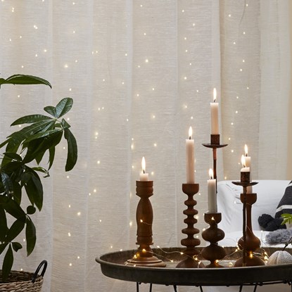 LED světelný závěs Dew Drop 100x LED stříbrný_0