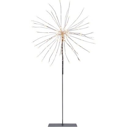 Světelná dekorace na podstavci Firework 120x LED stříbrná_1