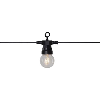 Venkovní LED světelný řetěz CIRKUS 20xLED D.8,5m černý_0