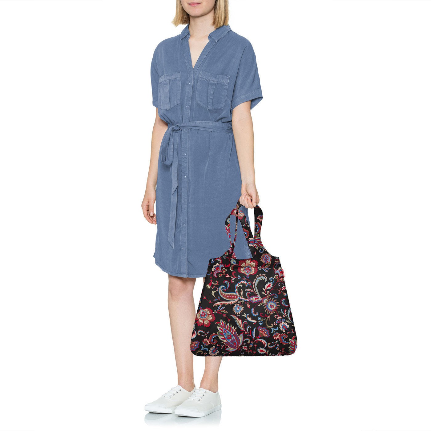 Skládací taška Mini Maxi Shopper paisley black_3