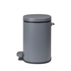 Odpadkový koš PARA 5l s pedálem tmavě šedý_0