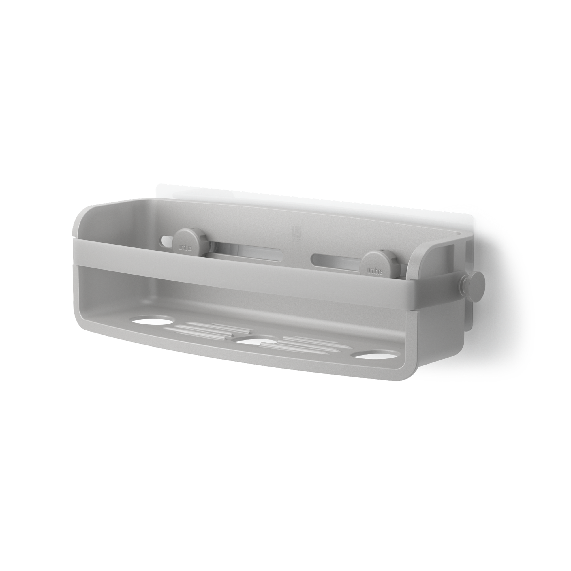 Koupelnová polička FLEX ADHESIVE 33 cm šedá_0