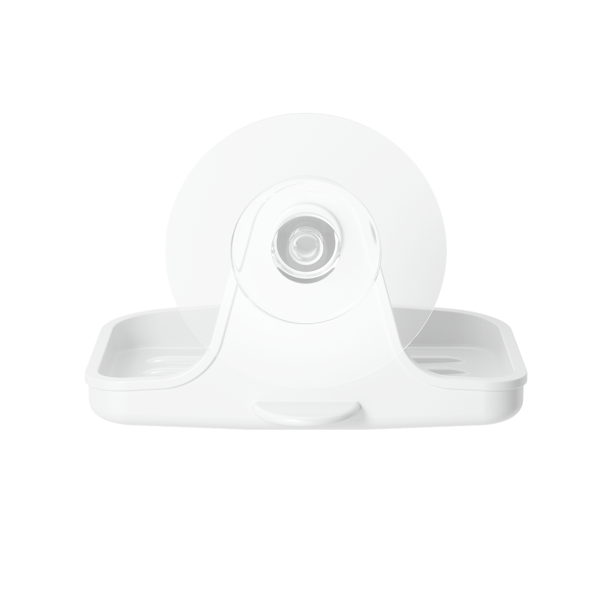 Nástěnná miska na mýdlo FLEX ADHESIVE bílá_7