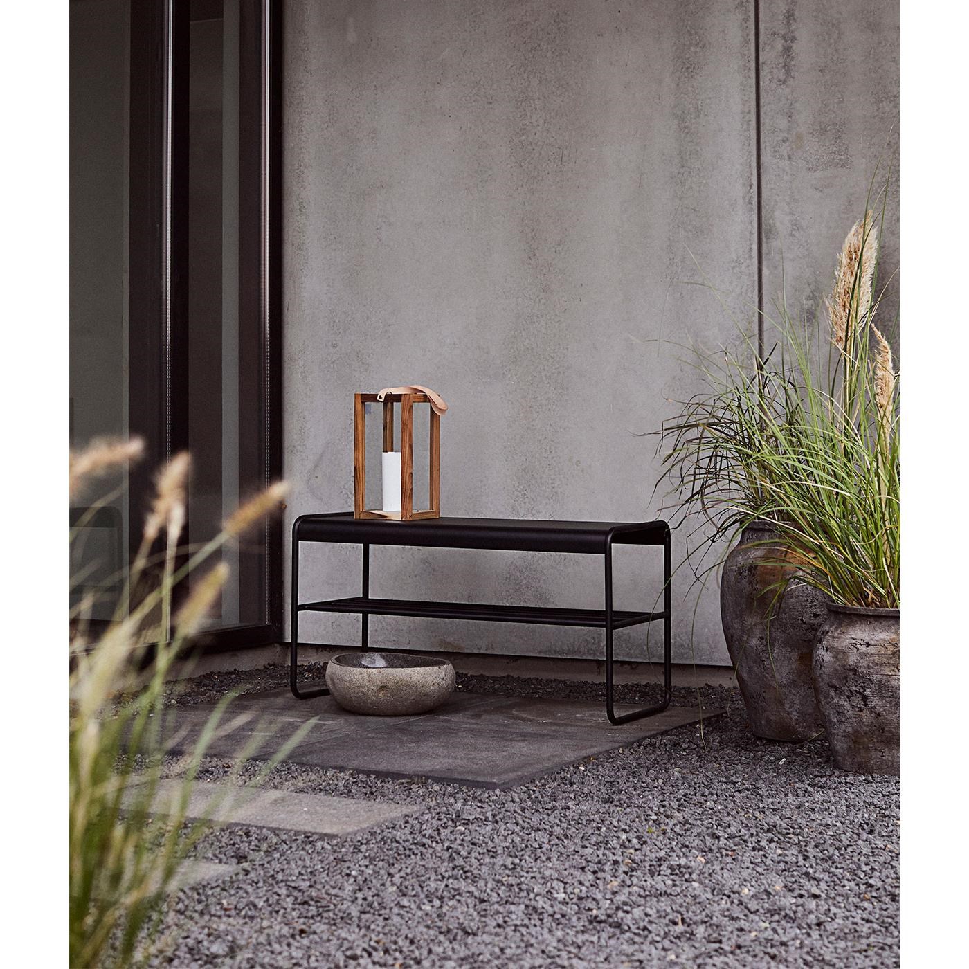 Lavice COPENHAGEN 90 cm, černá_2