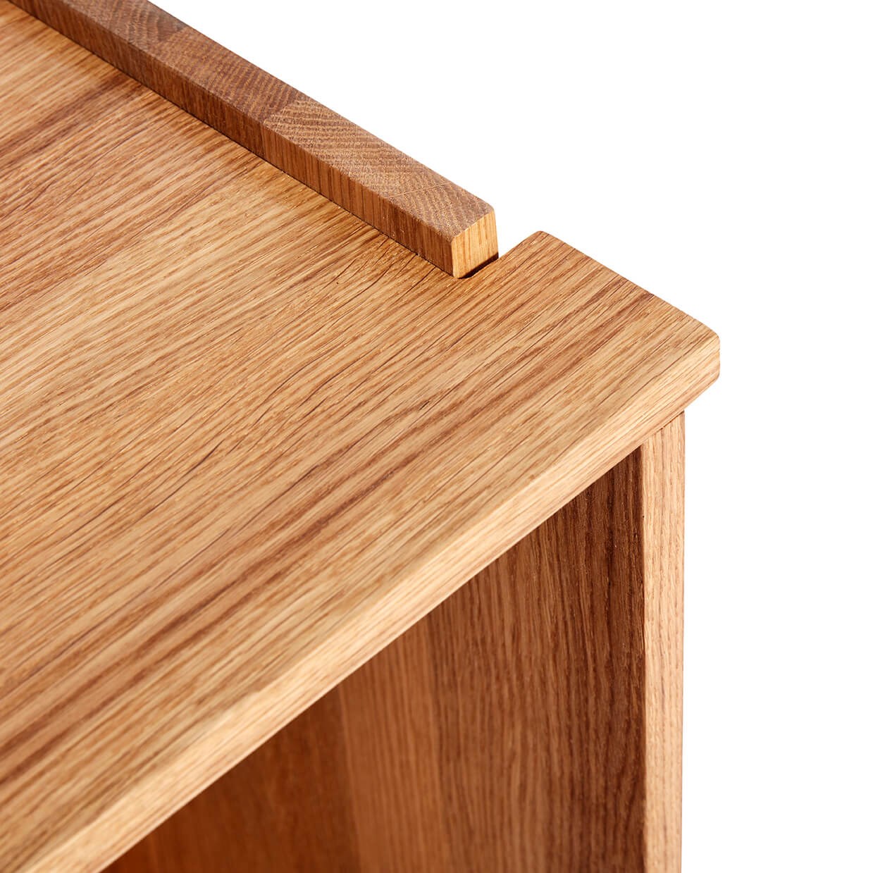 Dřevěná knihovna/police BLOCKS 45 x 45 cm, přírodní dub_2