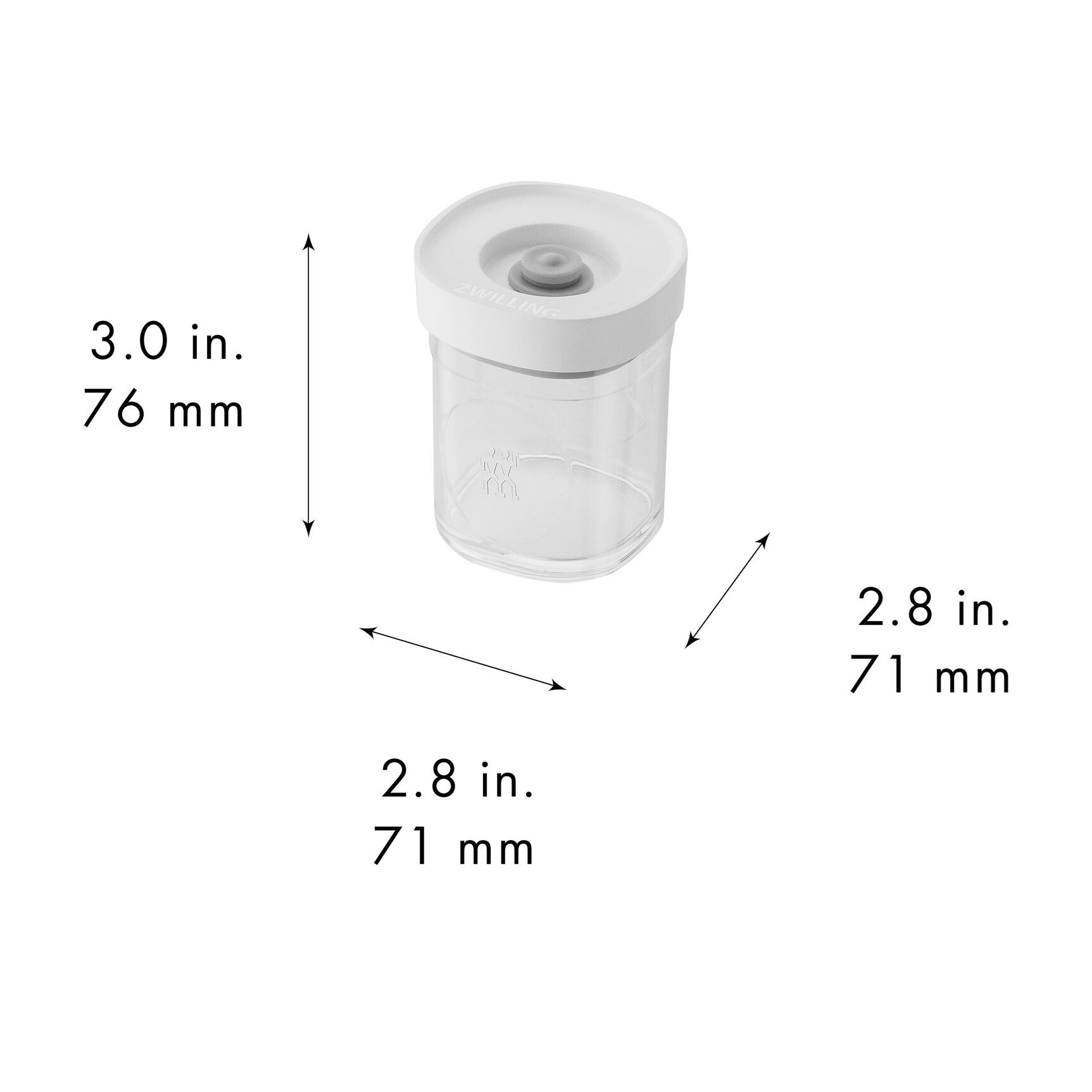 Vakuové dózy FRESH&SAVE CUBE XS SET/3ks 120ml_0