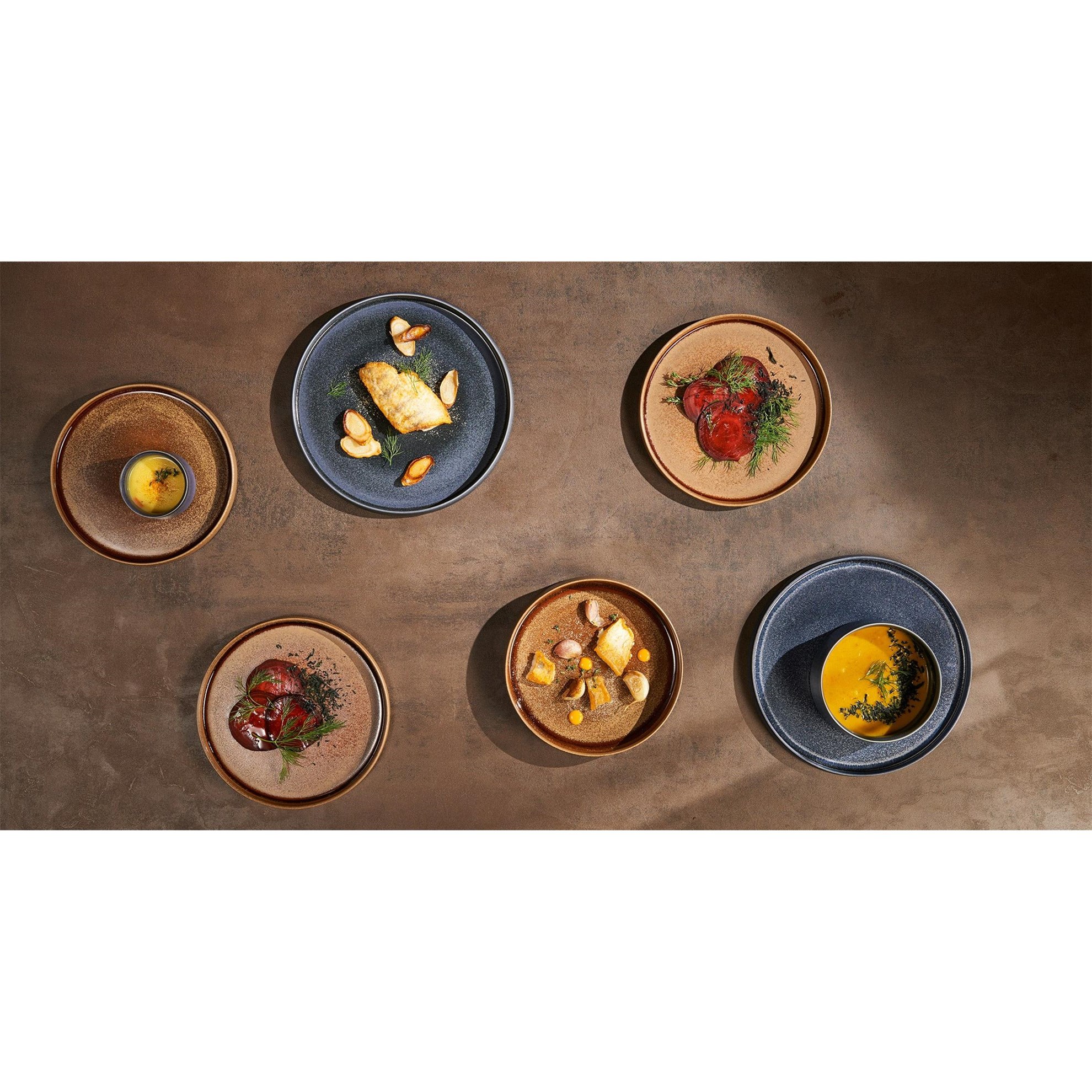 Mělký talíř FORM´ART 27 cm modrý_1