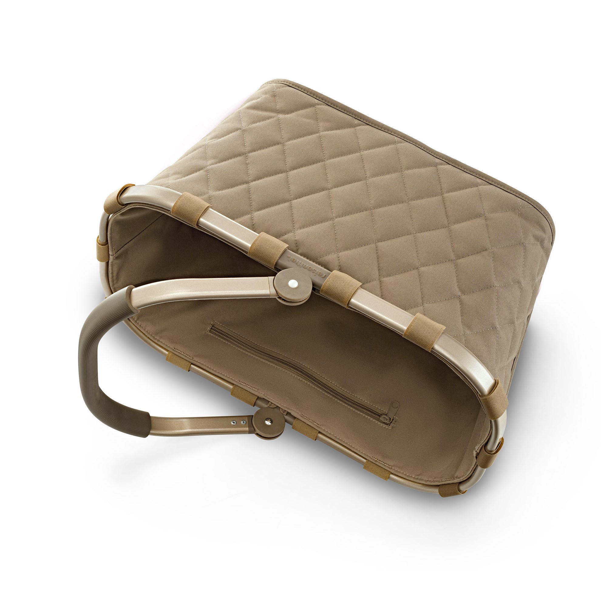 Nákupní košík Carrybag frame rhombus olive_3