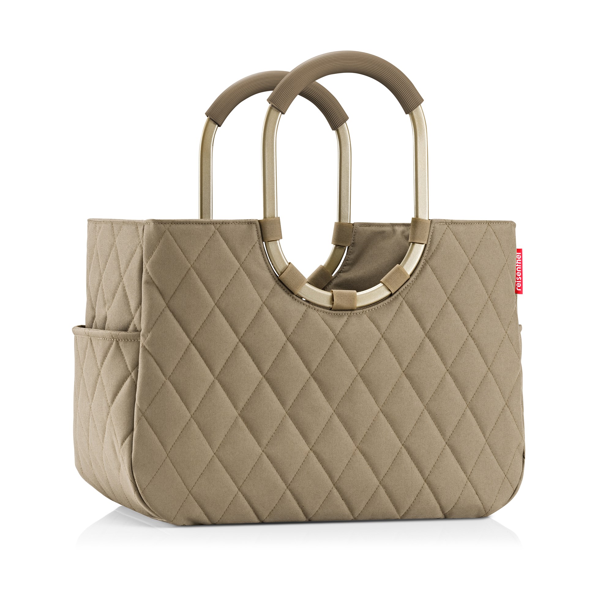 Módní taška Loopshopper L frame rhombus olive_1