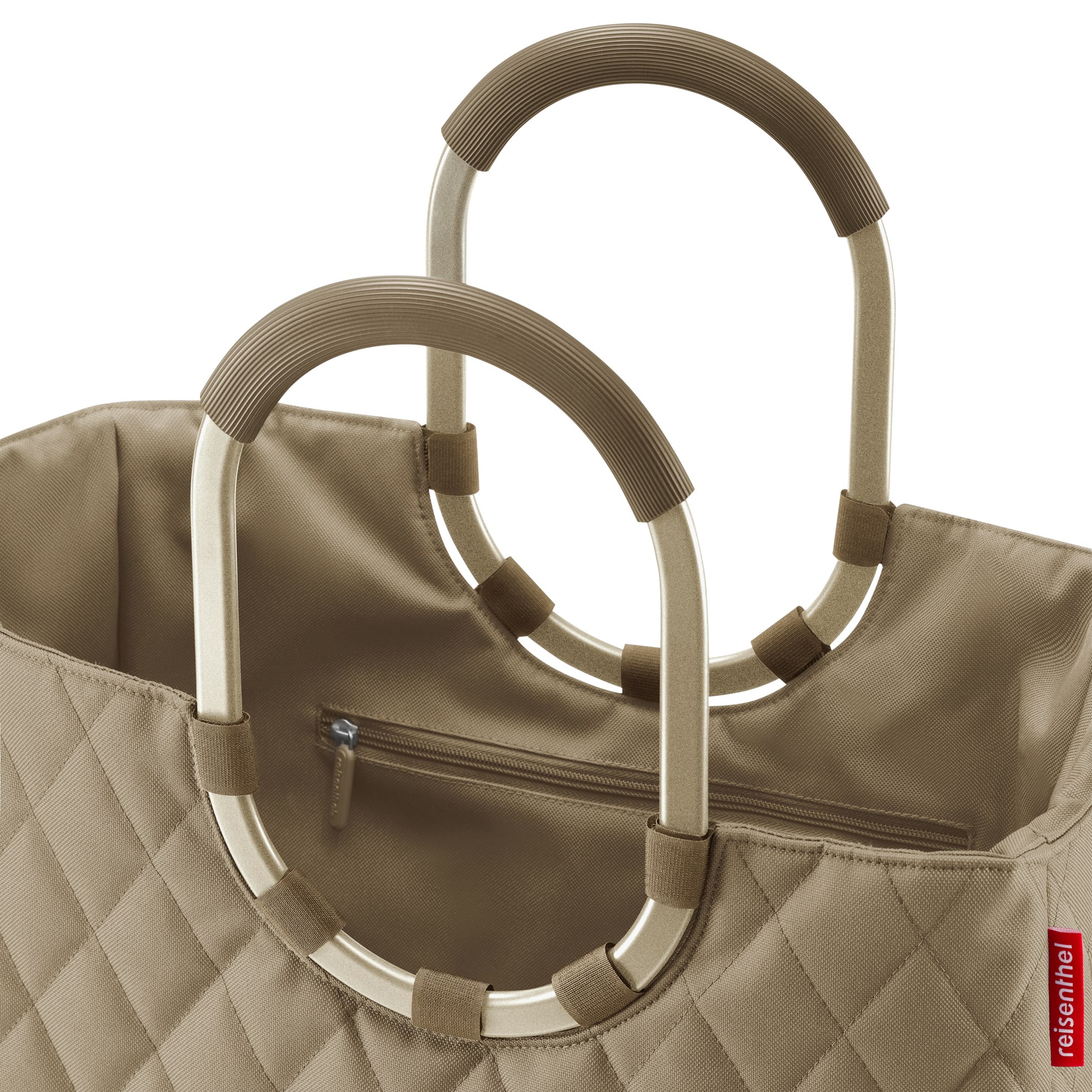 Módní taška Loopshopper L frame rhombus olive_2