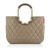 Módní taška Loopshopper L frame rhombus olive_3
