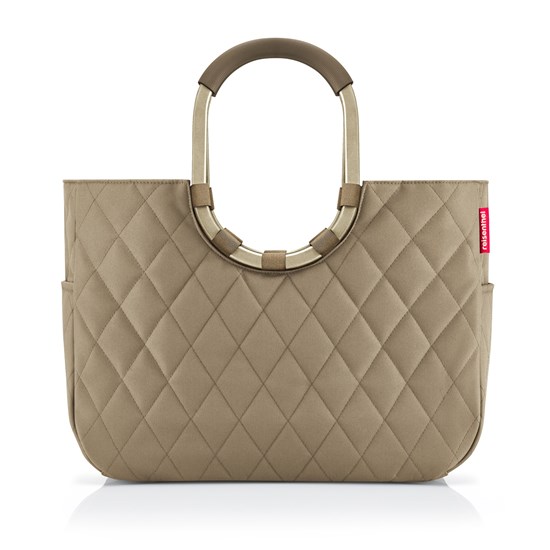 Módní taška Loopshopper L frame rhombus olive_3