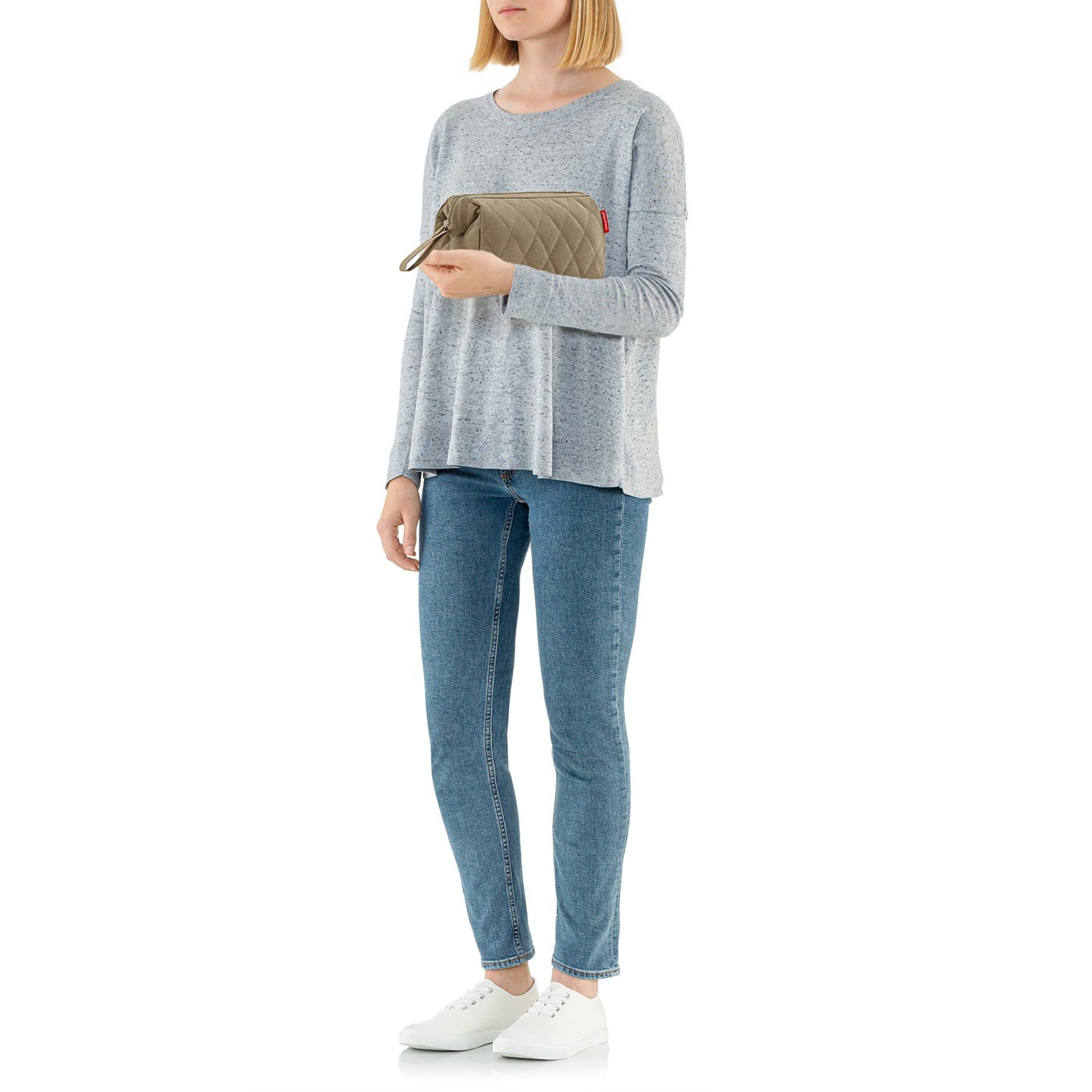 Kosmetická taška Travelcosmetic rhombus olive_0