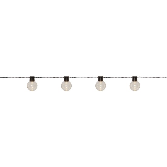 LED světelný řetěz PARTAJ 16xLED D. 4,5m, černý_0