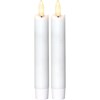 LED svíčky FLAMME SET/2ks V.15cm bílé_0