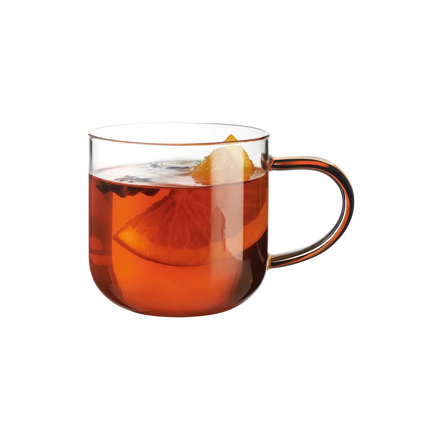 Hrnek Asa COPPA GLASS 400ml hnědý_0