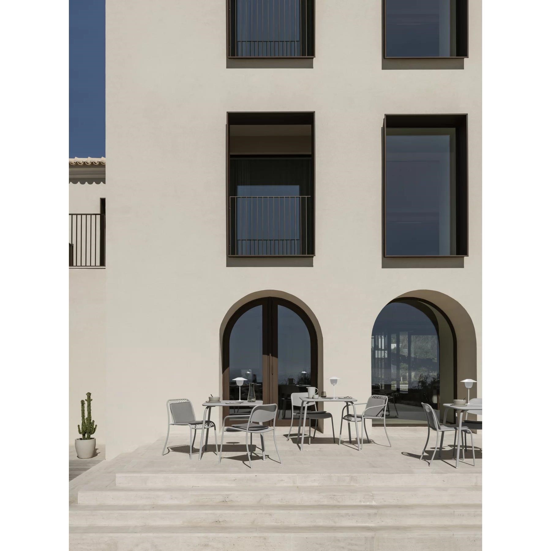 Zahradní židle YUA světle šedá 2_4