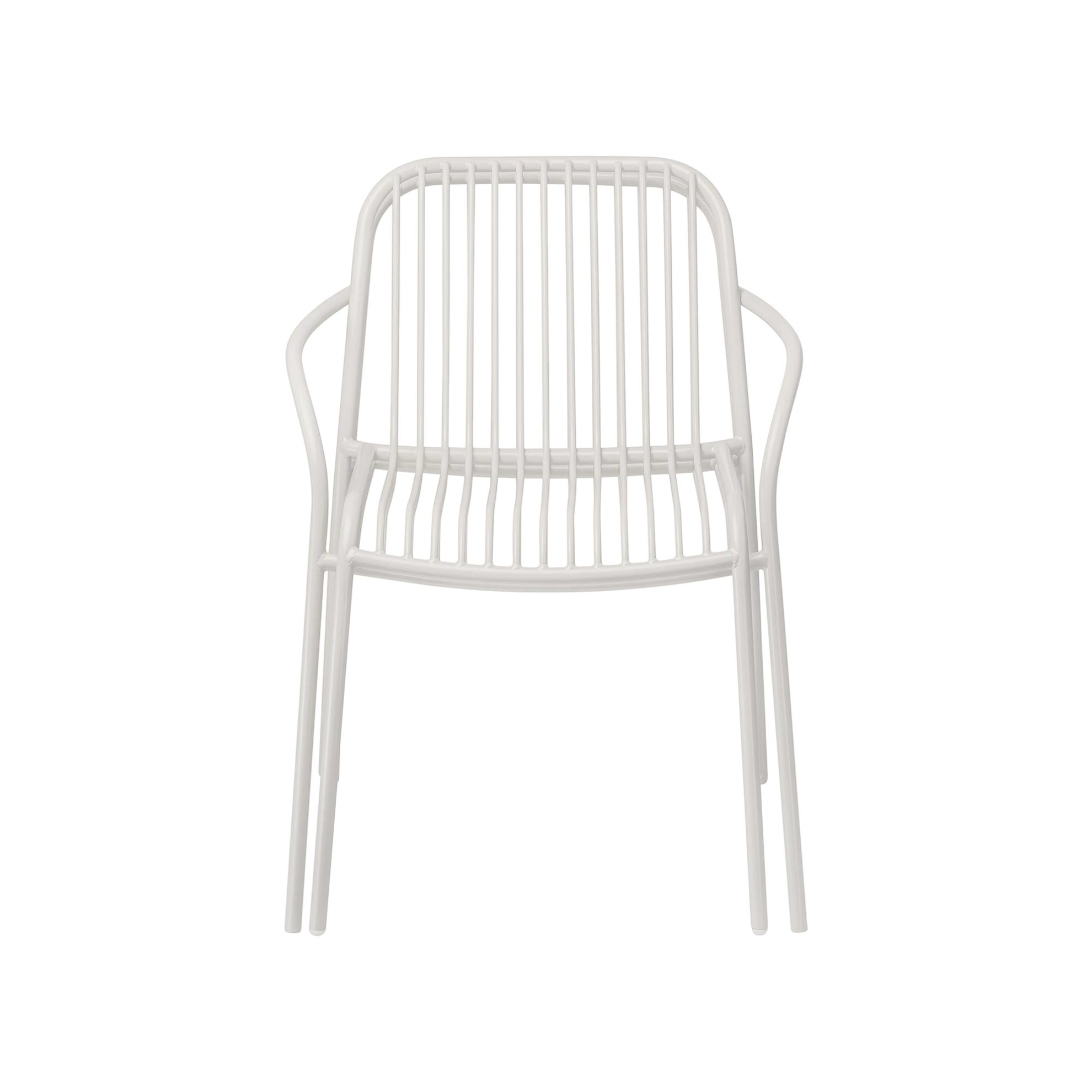 Zahradní židle s područkami YUA světle šedá 2_1