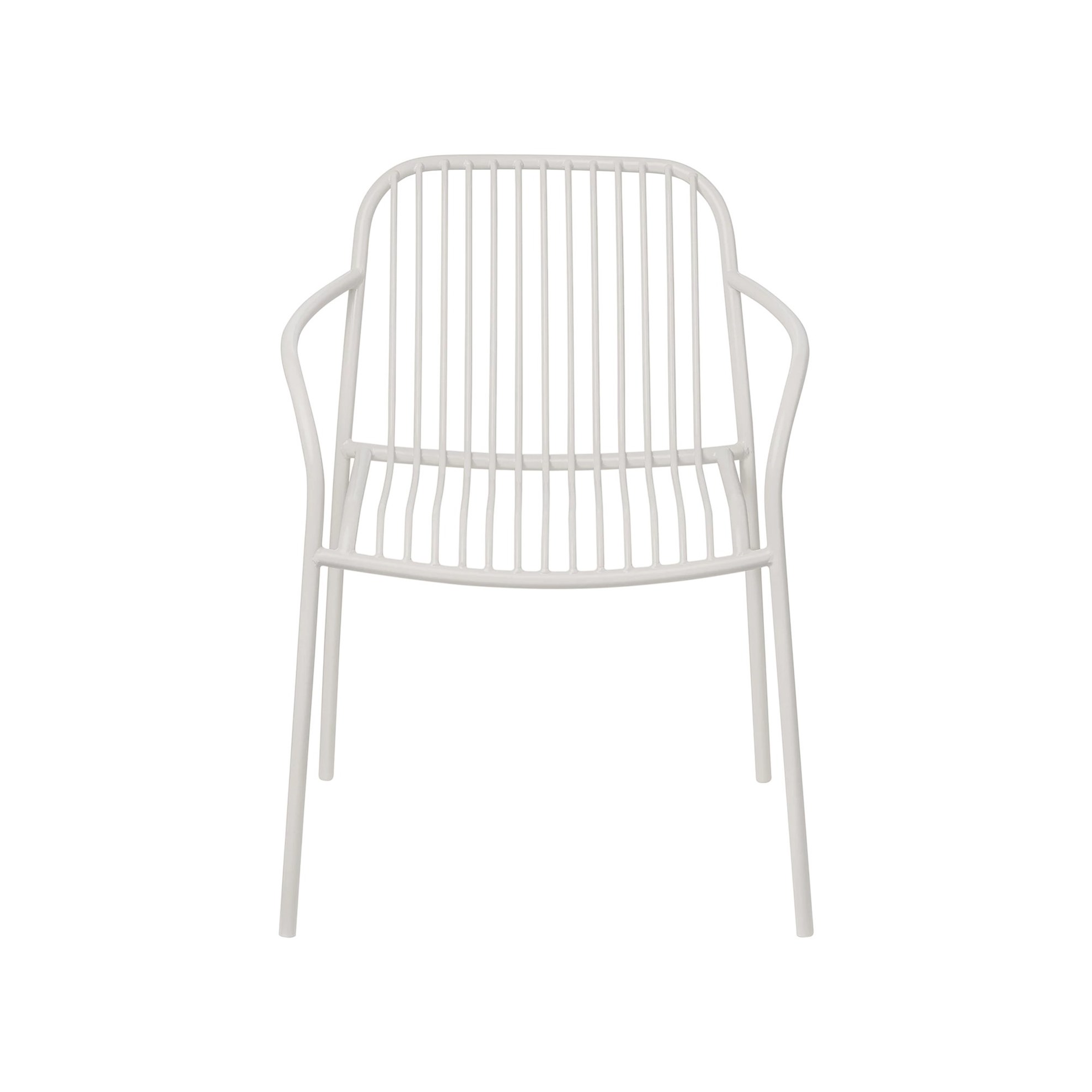 Zahradní židle s područkami YUA světle šedá 2_6