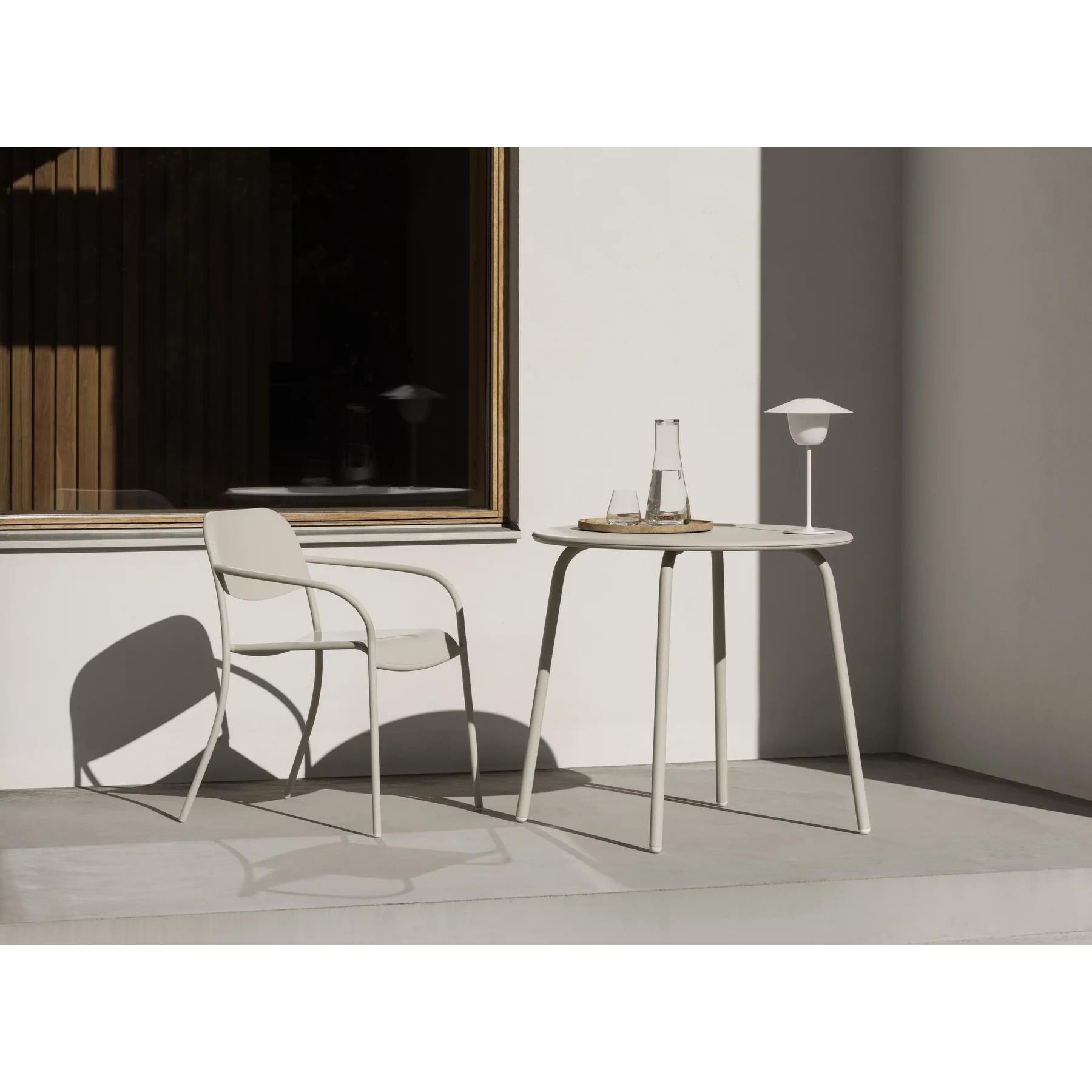 Zahradní stolek YUA P.80cm světle šedý_6