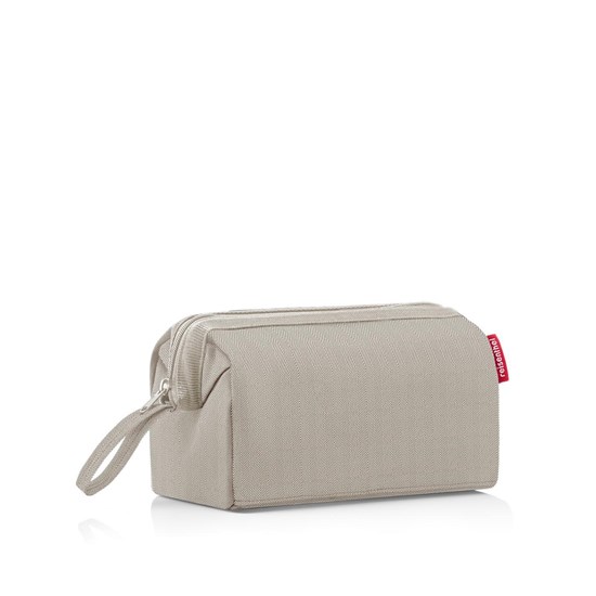 Kosmetická taška Travelcosmetic herringbone sand_2