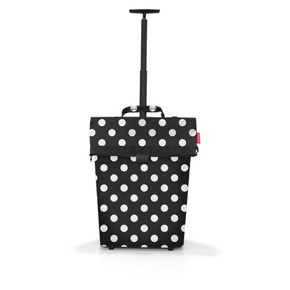 Taška na kolečkách Trolley M frame dots white_2