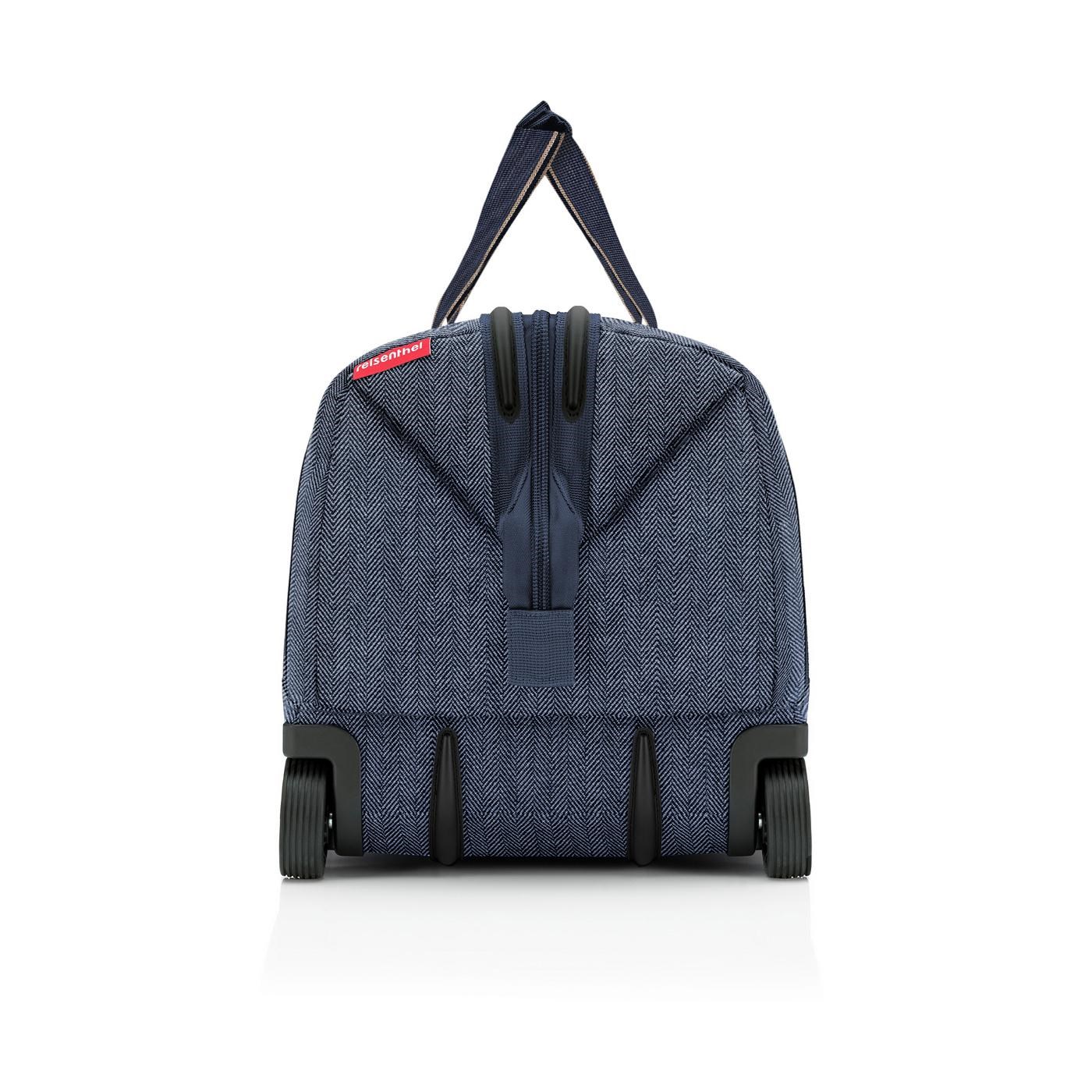Cestovní taška na kolečkách Allrounder trolley herringbone dark blue_4