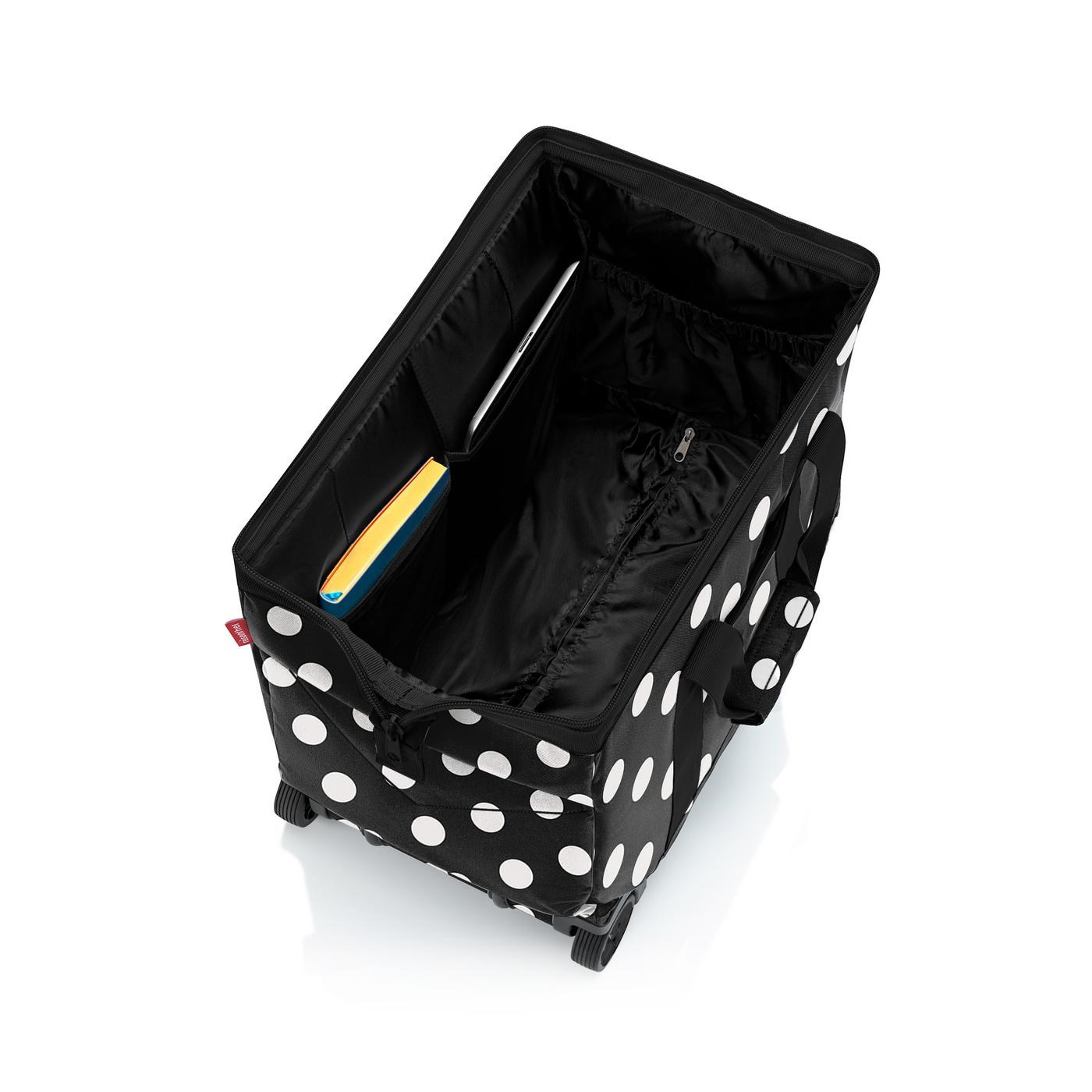 Cestovní taška na kolečkách Allrounder trolley frame dots white_0