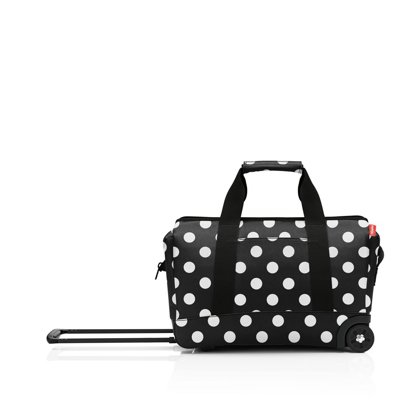 Cestovní taška na kolečkách Allrounder trolley frame dots white_1