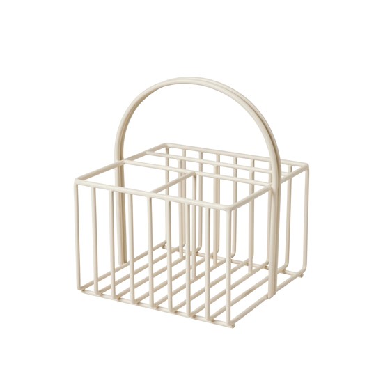 Držák na ubrousky Broste VIETTA 18x19cm světle šedý_1