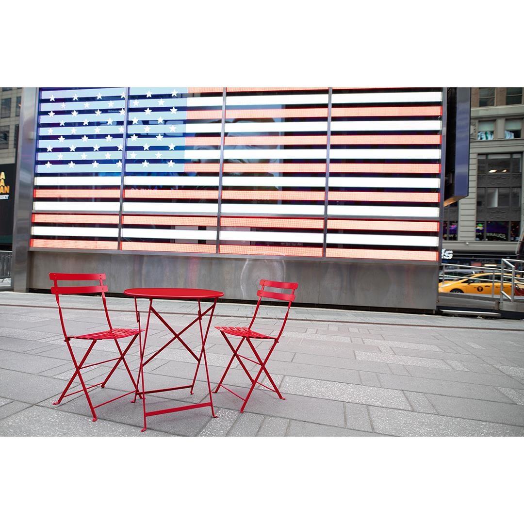 Skládací stolek BISTRO P.60 cm - Red ochre_0