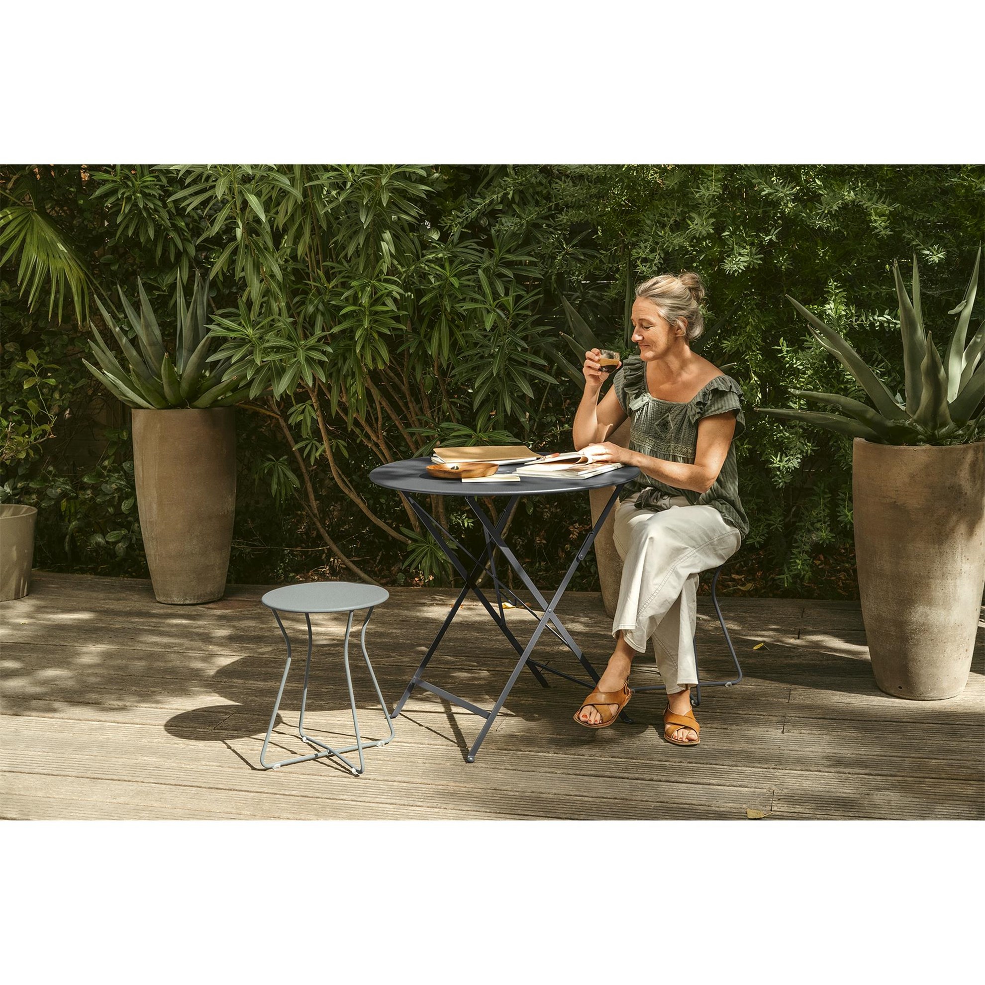 Skládací stolek BISTRO P.77 cm - Acapulco Blue_0