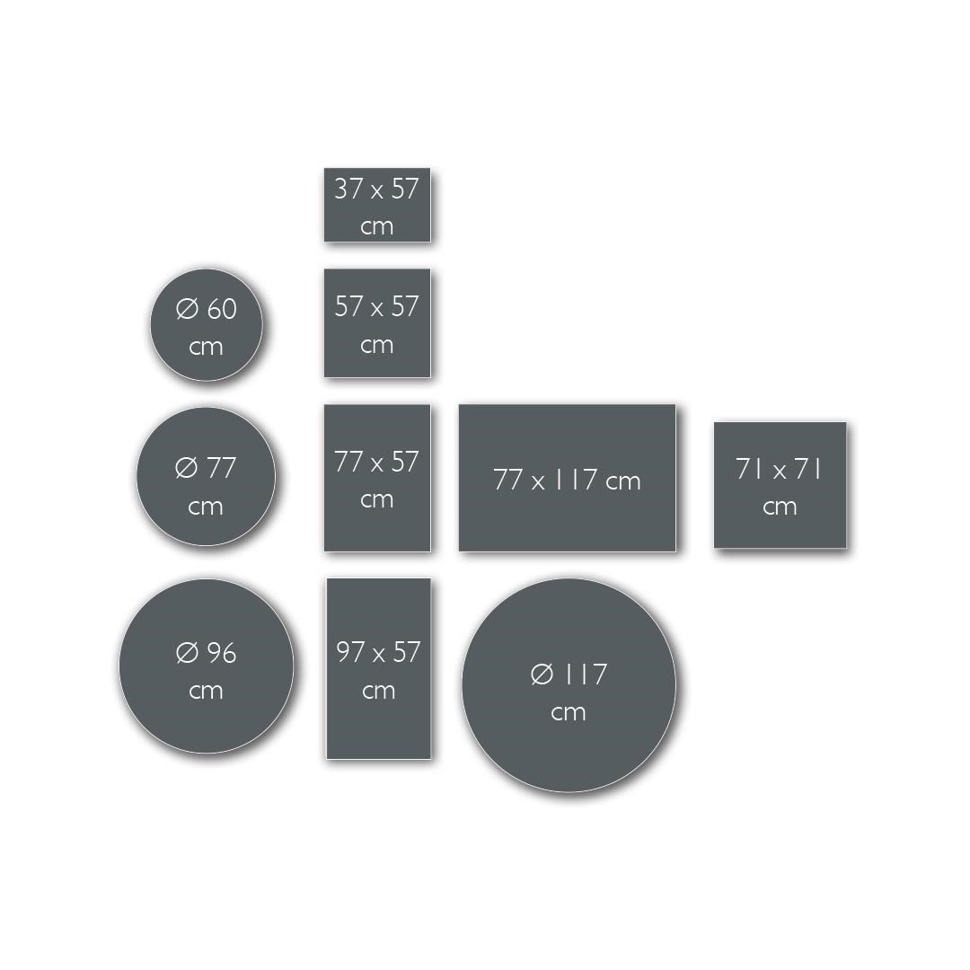 Skládací stolek BISTRO 57x57 cm - Lapilli Grey_5