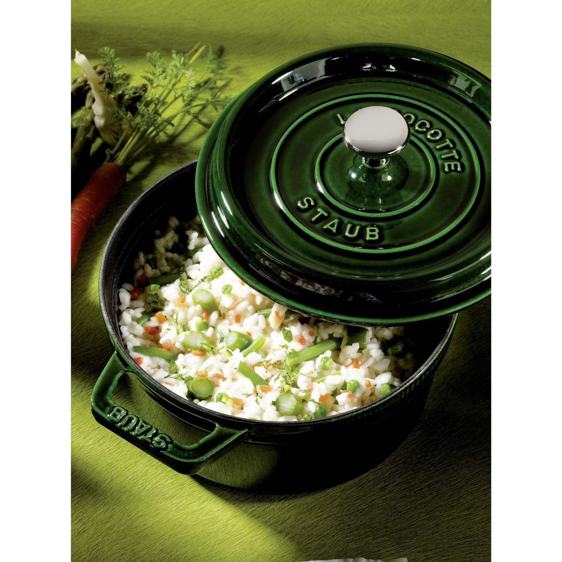 Hrnec STAUB  kulatý 22 cm zelený 2,6l_0