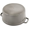 Hrnec STAUB  kulatý 30 cm šedý 8,35l_2
