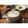 Hrnec STAUB  kulatý 28 cm bílý lanýž 6,7l_0