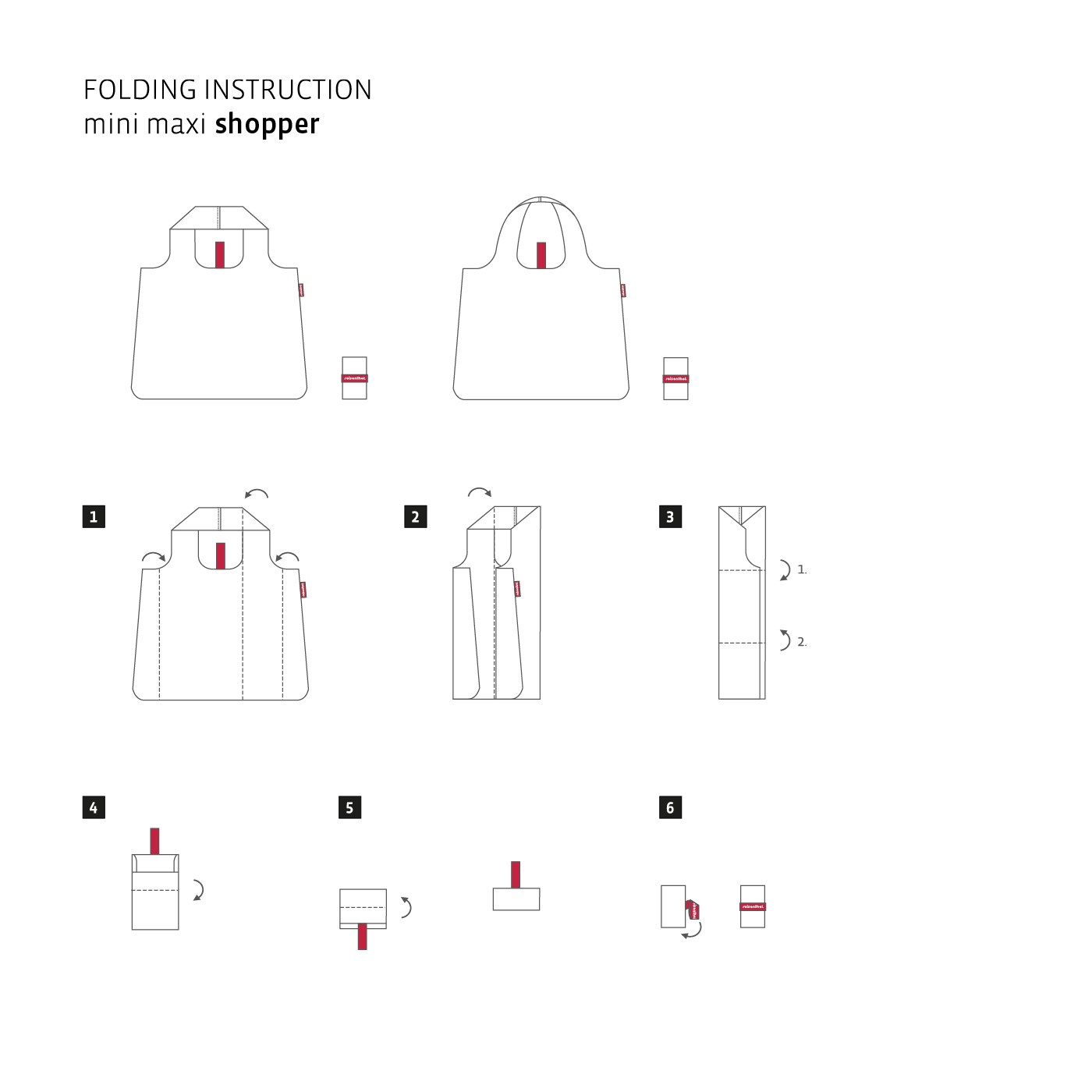 Skládací taška Mini Maxi Shopper leo macchiato_2