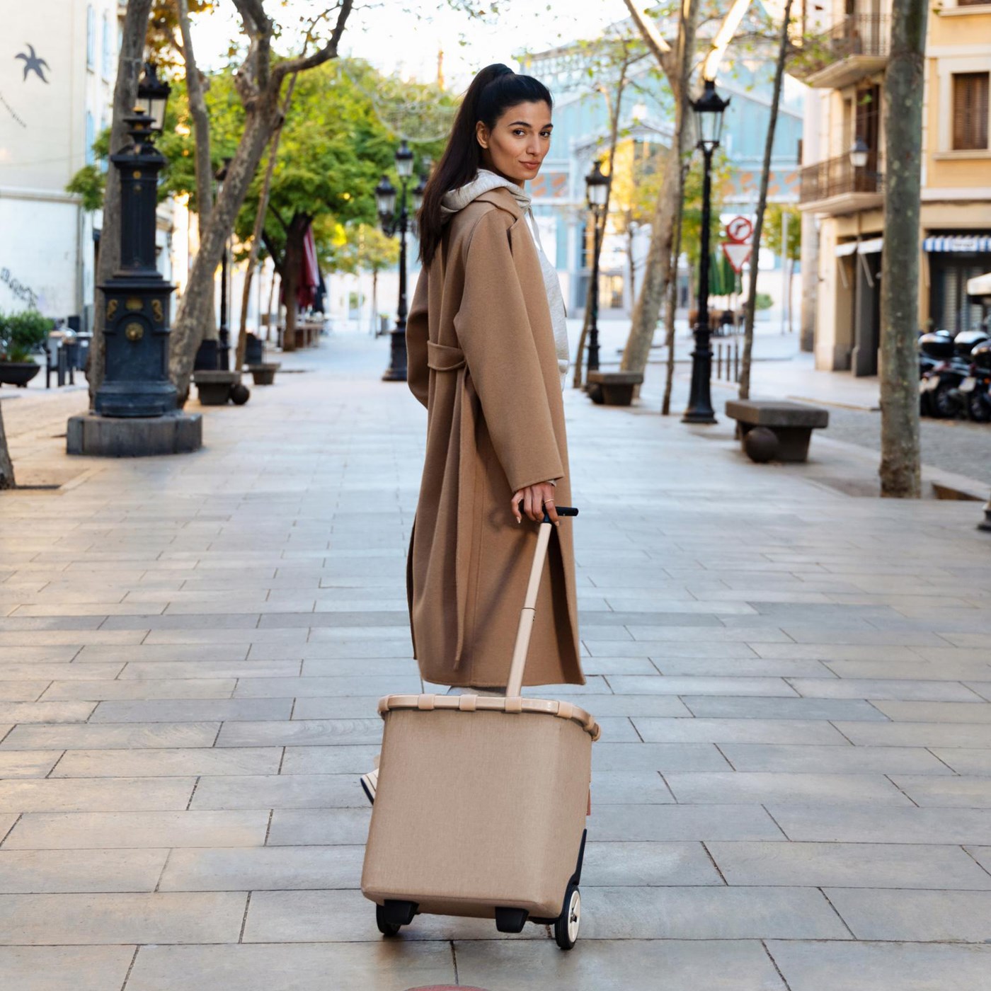 Taška na kolečkách Carrycruiser frame twist coffee_0