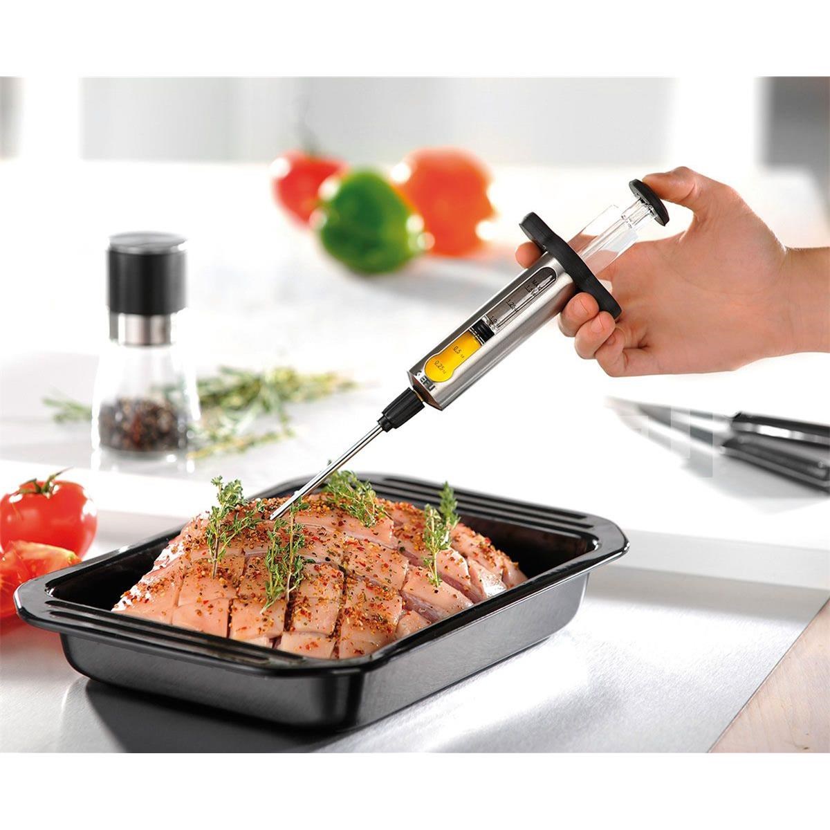 Marinovací stříkačka BBQ 40 ml nerezová_0