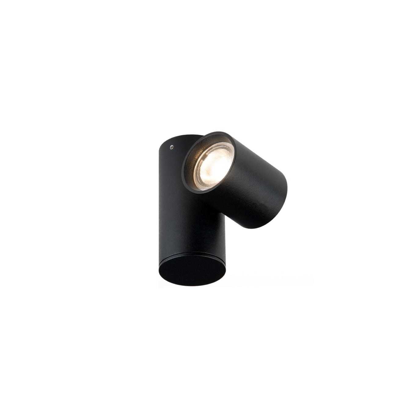 Vnitřní nastavitelný reflektor SPY D.7,6 cm černý_0