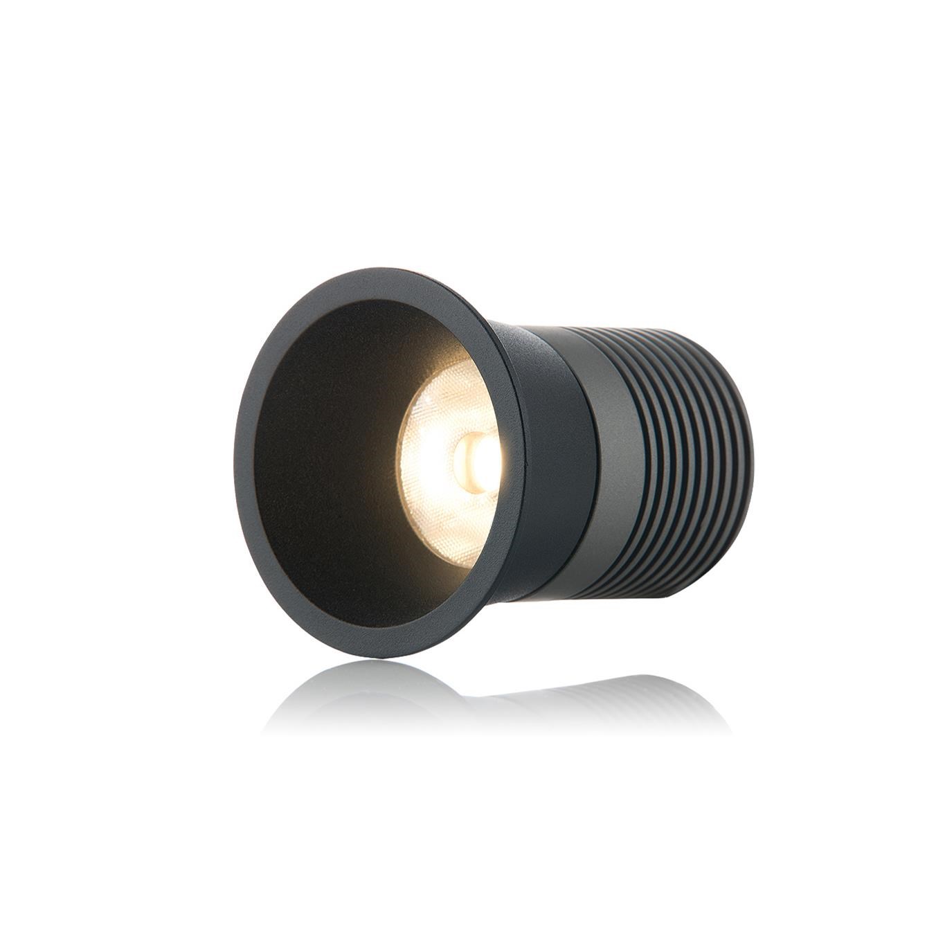 Vnitřní zapuštěné bodové svítidlo RAY-M P.7,5 cm černé_2