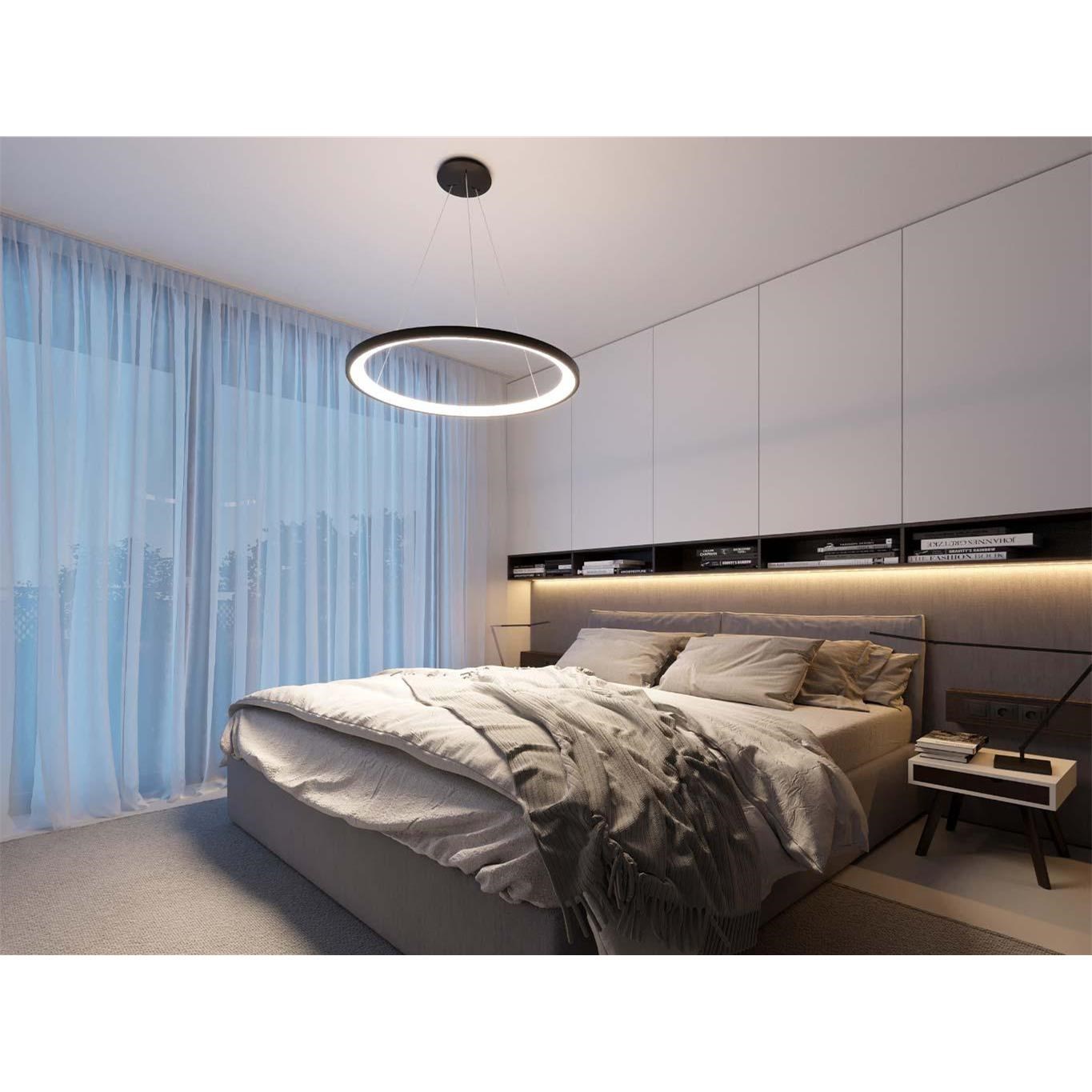 Závěsné vnitřní stropní svítidlo BELLA SLIM P.58 cm kávové_2