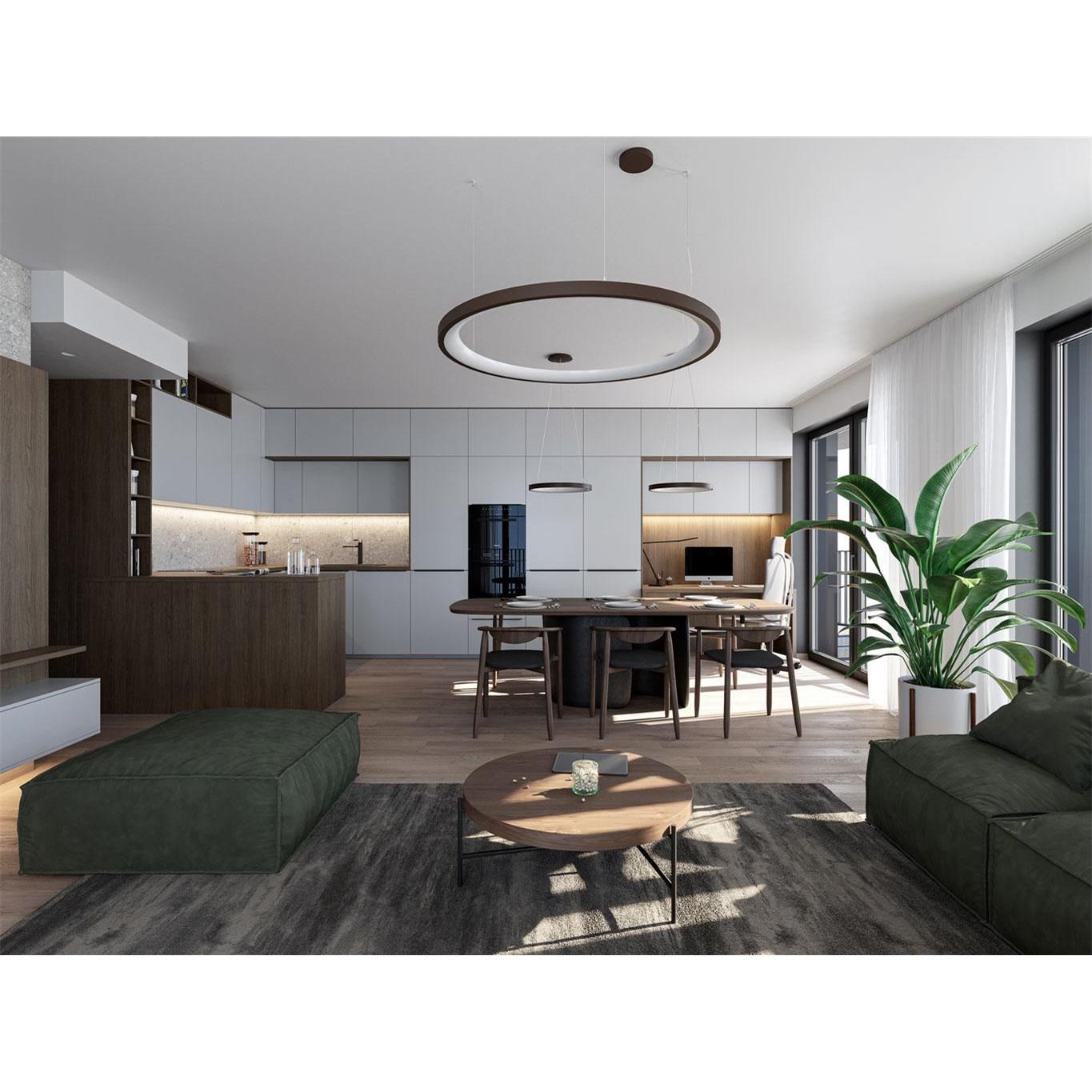 Závěsné vnitřní stropní svítidlo BELLA SLIM P.98 cm černé - TRIAC stmívání_0