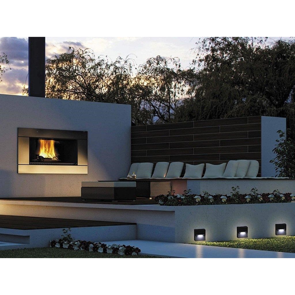 Venkovní obdélníkové nástěnné svítidlo STEP ON-QL 20x8 cm antracitové_4