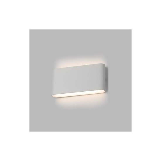 Venkovní, vnitřní nástěnné svítidlo FLAT II L bílé_1
